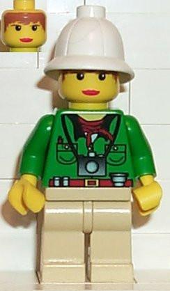 LEGO Minifigure-Pippin Reed - Shirt and Camera-Adventurers: Orient Expedition-ADV034-Creative Brick Builders